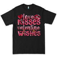 Black love kisses valentine wishes Premium Tee - NancyCooperArtShop