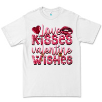 White love kisses valentine wishes Premium Tee - NancyCooperArtShop