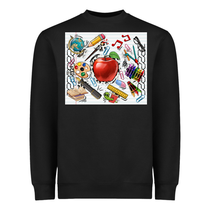 School Elements Tumbler Heavyweight Sweatshirt by CowGirlArtShop | Teevron