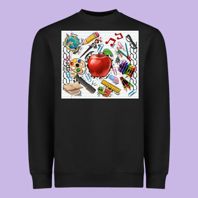 School Elements Tumbler Heavyweight Sweatshirt Designed By Cowgirlartshop