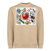 Mushroom school elements tumbler Heavyweight Sweatshirt - CowGirlArtShop