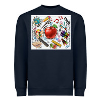 Navy school elements tumbler Heavyweight Sweatshirt - CowGirlArtShop
