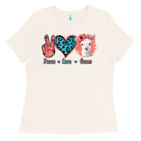 Bone Peace Love Goats Ladies Tee - Jasminsmagicworld