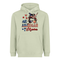 Matcha All American Mama Heavyweight Hoodie - LillyAllenDesigns