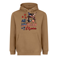 Toasted Coconut All American Mama Heavyweight Hoodie - LillyAllenDesigns