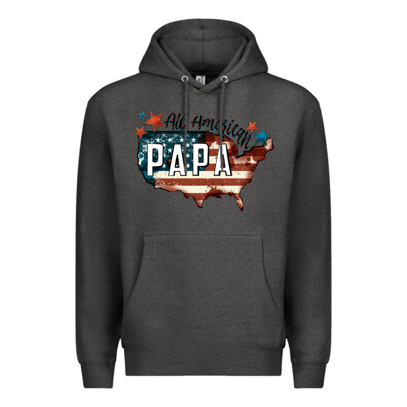 All American Papa Premium Hoodie by FaDigitalArtStudio | Teevron