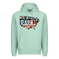 Seafoam all american papa Premium Hoodie - FaDigitalArtStudio