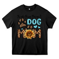 Black kinda busy being a dog mom Heavy Core Tee - MaliasSmallBusiness