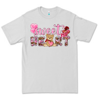 Dove Grey sweetheart with bear Premium Tee - NancyCooperArtShop