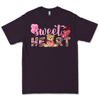 Plum sweetheart with bear Premium Tee - NancyCooperArtShop