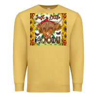 Antique Gold Just A Little Moody Premium Sweatshirt - CowhideDigitalArt