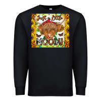 Black Just A Little Moody Premium Sweatshirt - CowhideDigitalArt