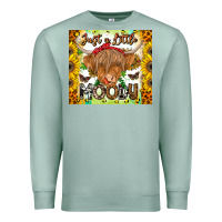 Seafoam Just A Little Moody Premium Sweatshirt - CowhideDigitalArt