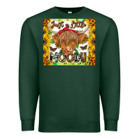 Sports Green Just A Little Moody Premium Sweatshirt - CowhideDigitalArt