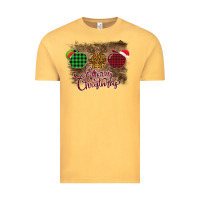 Vintage Mustard Merry Christmas Apples Vintage Tee - Bettercallsaul