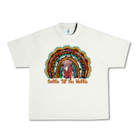 Pistachio gobble till you wobble thanksgiving rainbow Urban Heavy Tee - RanaPortraitStore