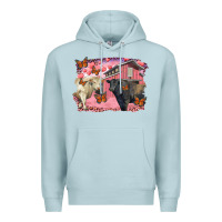 Blue Mist valentine's day barn and black angus with charolais Premium Hoodie - RanaPortraitStore