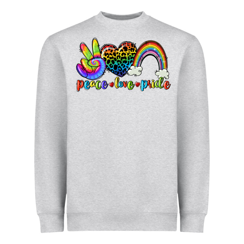 Peace Love Pride Heavyweight Sweatshirt by CowGirlArtShop | Teevron