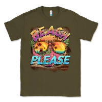 Army Green becach please Classic Tee - BarkalooDesign