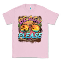Bubblegum Pink becach please Classic Tee - BarkalooDesign