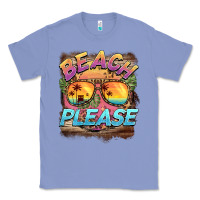 Colony Blue becach please Classic Tee - BarkalooDesign