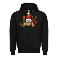 Black joy christmas with gnome bbs Zipper Hoodie - BundleAndBundleShop