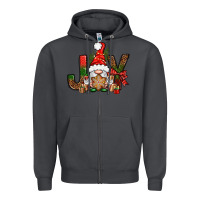 Smoke joy christmas with gnome bbs Zipper Hoodie - BundleAndBundleShop