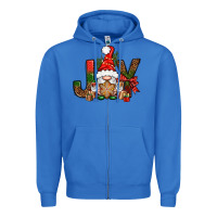 True Royal joy christmas with gnome bbs Zipper Hoodie - BundleAndBundleShop
