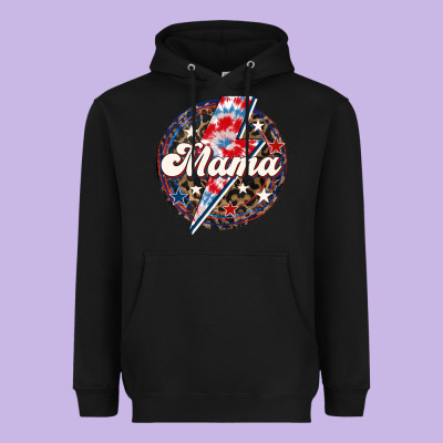 Western Mama Patriotic 4th Of July Heavyweight Hoodie Designed By Lillyallendesigns