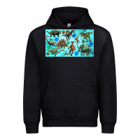 Black dinosaurs sippy cup Urban Hoodie - Artiststas