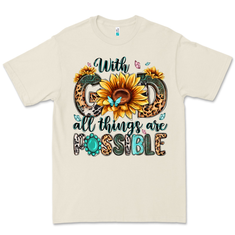 With God All Things Are Possible Malias Premium Tee by MaliasSmallBusiness | Teevron