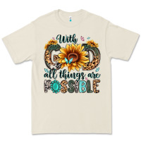 Bone with god all things are possible malias Premium Tee - MaliasSmallBusiness