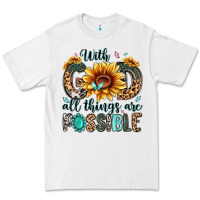 White with god all things are possible malias Premium Tee - MaliasSmallBusiness
