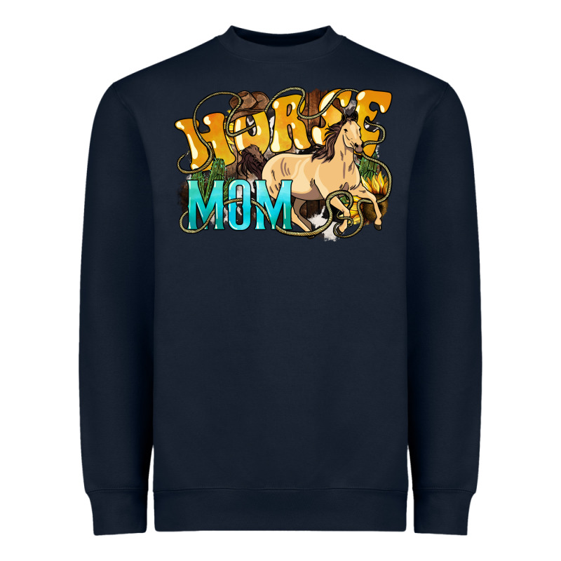 Horse Mom Rope Heavyweight Sweatshirt by HowdyJamesFarm | Teevron