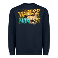 Navy Horse Mom Rope Heavyweight Sweatshirt - HowdyJamesFarm