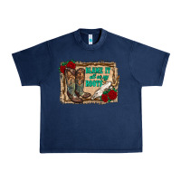 Navy blame it all on my roots Urban Heavy Tee - RanaPortraitStore