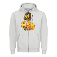 Dove Grey Mom life Mother's Day Zipper Hoodie - FaDigitalArtStudio