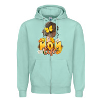 Seafoam Mom life Mother's Day Zipper Hoodie - FaDigitalArtStudio