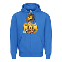 True Royal Mom life Mother's Day Zipper Hoodie - FaDigitalArtStudio