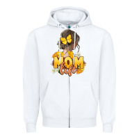 White Mom life Mother's Day Zipper Hoodie - FaDigitalArtStudio