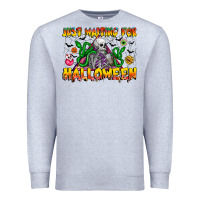 Heather Grey Just Mating For halloween Premium Sweatshirt - CowhideDigitalArt