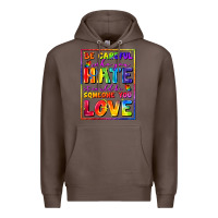Coffee Be careful who you hate it could be someone you Premium Hoodie - FaDigitalArtStudio
