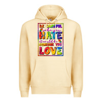 Pina Colada Be careful who you hate it could be someone you Premium Hoodie - FaDigitalArtStudio