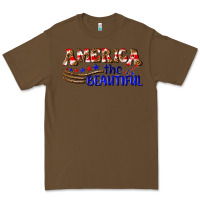Cacao America the beautiful Premium Tee - NancyCooperArtShop