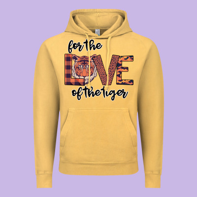 For The Love Of The Tiger Vintage Hoodie Designed By Bettercallsaul