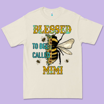 Blessed To Bee Called Mimi Premium Tee Designed By Jahusdesignshop