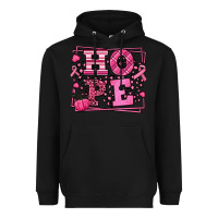 Black Hope Breast Cancer Awareness Fall Heavyweight Hoodie - LillyAllenDesigns