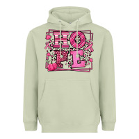 Matcha Hope Breast Cancer Awareness Fall Heavyweight Hoodie - LillyAllenDesigns