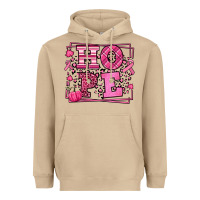 Mushroom Hope Breast Cancer Awareness Fall Heavyweight Hoodie - LillyAllenDesigns