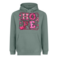 Sage Hope Breast Cancer Awareness Fall Heavyweight Hoodie - LillyAllenDesigns